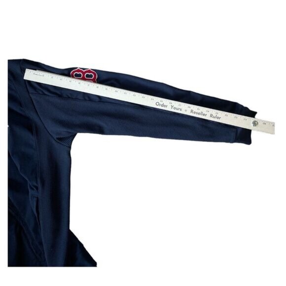 MLB Red Sox Zip Up Sportswear Baseball Athletic Fan Jacket B Logo Size Large - Picture 7 of 8